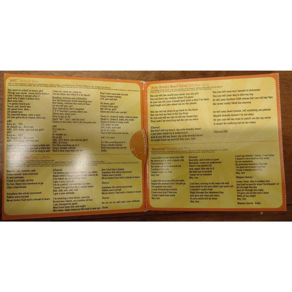 Karaoke Songs For The Car by Various Artists (CD, 2010, Wendy's) - Image 4 of 4