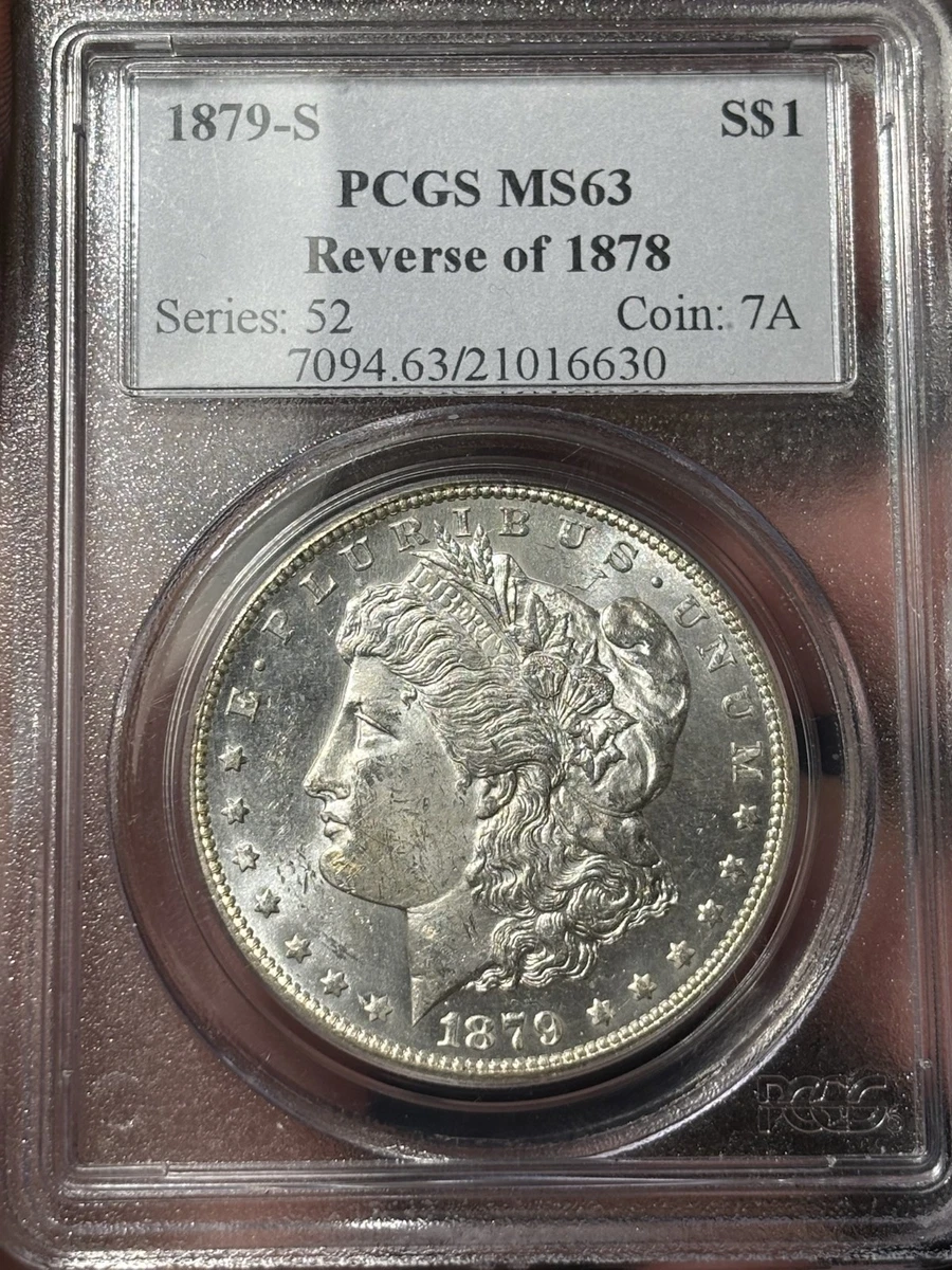 1879 Grade MS 63 Morgan US Dollars for sale | eBay