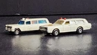Matchbox  Lesney No 54 S&S Cadillac Ambulance plus Mercury Police Car Good Cond.