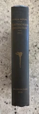 Antique 1927 Annual Report of the Smithsonian Institution HC