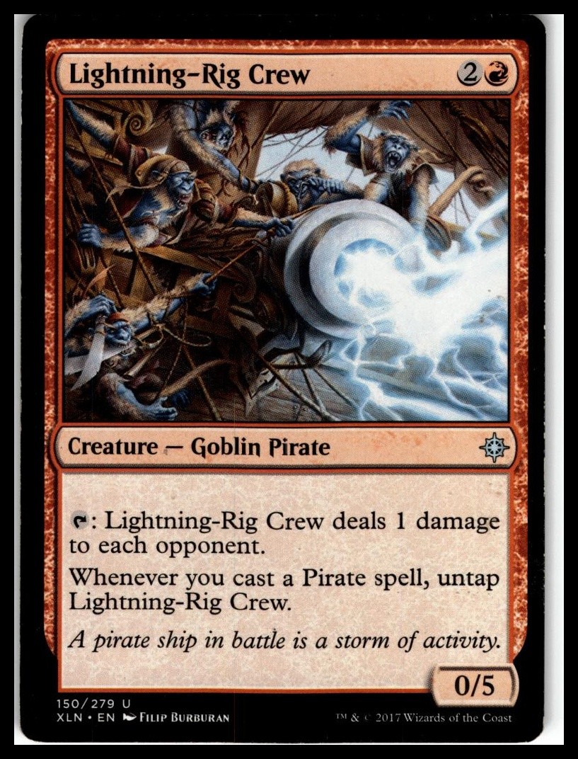 Ixalan #150 Lightning-Rig Crew
