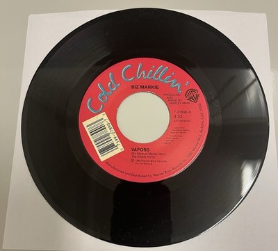 BIZ MARKIE  Hip Hop 45     Vapors   The Do Do   Cold Chillin   MINT- Look