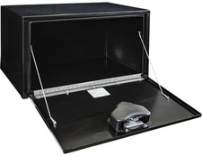 Buyers Products 1702303 Black Steel Underbody Truck Box With T Handle Latch