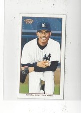 2002 Topps 206 Piedmont Black #215 Mariano Rivera Holding Ball Yankees VARIATION