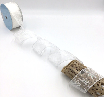 Kirkland Signature Wire-Edged Nylon Ribbon, 2.5'' x 50Y, Style # 24S15