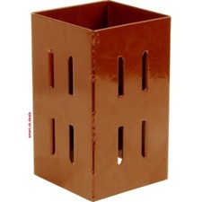 Powapost Metal Post Extender 100 x 100mm 4" x 4"for Fence Panel Posts Extension