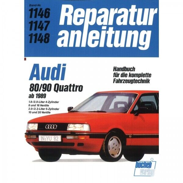 Thumbnail - Audi 80/90 Quattro B3 Typ 89 (1989-1991) Reparaturanleitung Bucheli