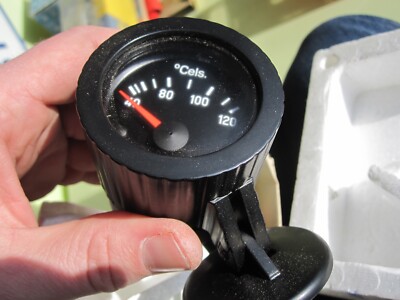VDO THERMOMETER 52mm TUNING BMW BENZ OPEL VW KÄFER OLDTIMER RACE RALLYE AUDI DKW