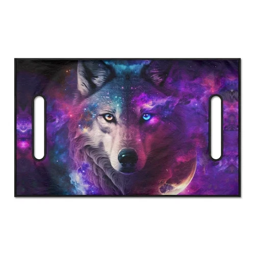 Purple Wolf Golf Cart Seat Covers Universal Quick Dry Unique Patterns
