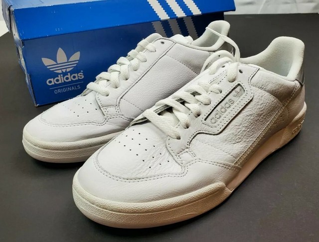 adidas continental white silver