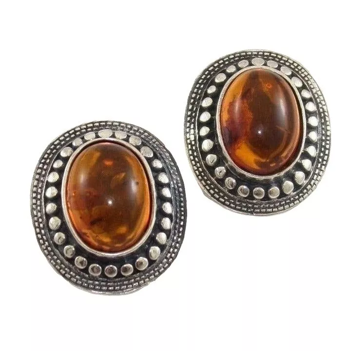 Polish amber shop earrings