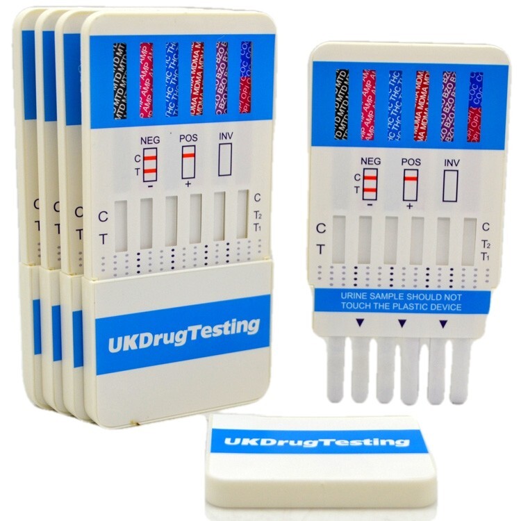 5 pack 7 in 1 UKDrugTesting Ultra Sensitive Max Detection Drug