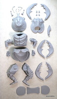 Ultraman Kaiju Antlar resin cast model アス工房 磁力怪獣アントラー