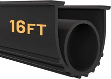 Garage Door Seals Bottom Rubber Weather Stripping Kit Seal Strip Replacement,Uni