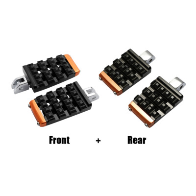 Driver Passenger Foot Pegs Footrest Fit For Harley Softail Deluxe Fat Bob 18-23