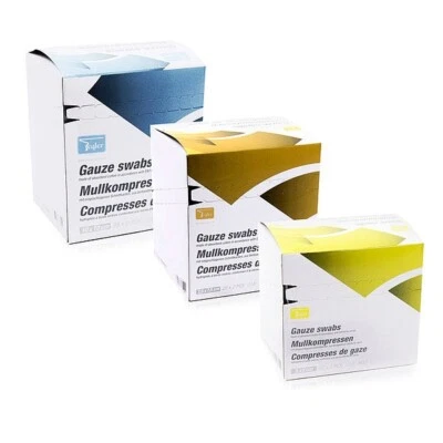 TEQLER ES-Sterile Mullkompressen/ Wundkompresse Steril 8-Fach - (25x 2 Stück)