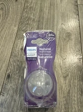 Philips Avent Natural Response Baby Bottle Nipple, 3m+ 4 Flow Natural Nipple