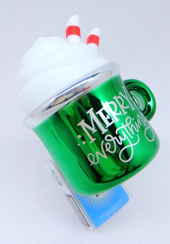 BATH & BODY WORKS WALLFLOWER MERRY EVERYTHING HOT COCOA MUG PLUGIN NIGHTLIGHT - Picture 9 of 12