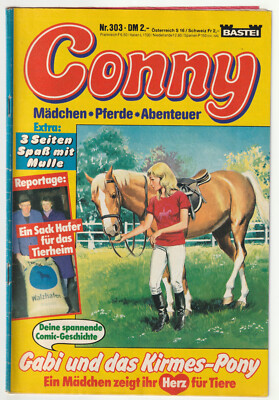   CONNY #303 Gabi und das Kirmes-Party ohne Poster, Bastei 1986 COMICHEFT Z2