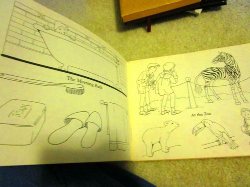 1932 UNCOLORED Activity Coloring book ANYWHERE & EVERYWHERE Gabriel & Sons - Imagen 4 de 8