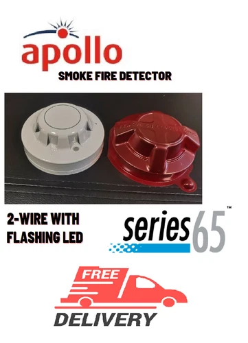 Apollo Series 65 Optical Smoke Detector Original professional with pad fire LED