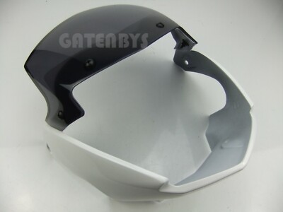 Neu für Yamaha YBR 125 2014-2017 Scheinwerfer Verkleidung Bildschirm WEISS Verkleidung Kunststoff