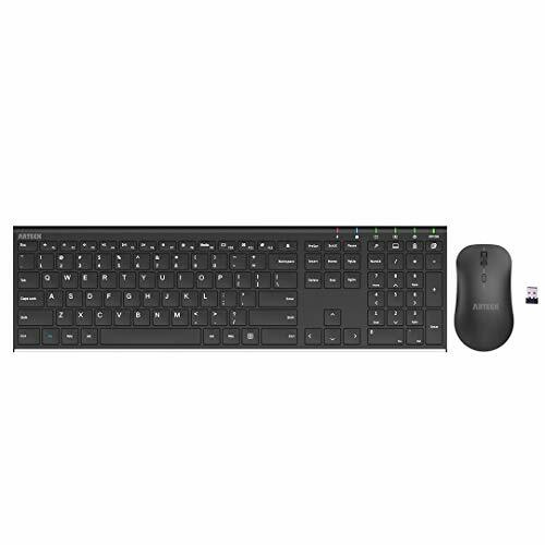 arteck 2.4 g wireless keyboard stainless