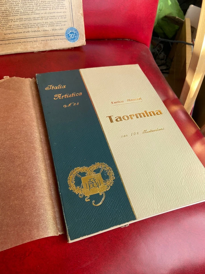 Italia Artistica TAORMINA Monografie Illustrate XXVIII Enrich Mauceri Bergamo 28 - Image 4 of 4