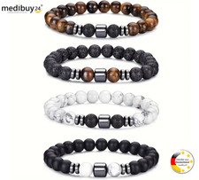 Armband echte Natursteine Perlen Glücksarmband Heilung Erfolg Energie Tigerauge