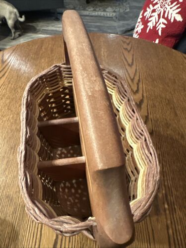 Vintage Foxcreek Divided Picnic Basket - Picture 19 of 24