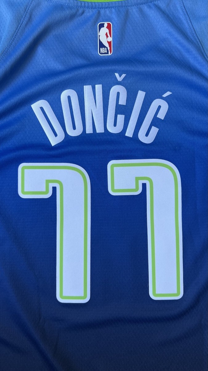 2019-20 Dallas Mavericks Luka Doncic #77 City Edition Nike Jersey