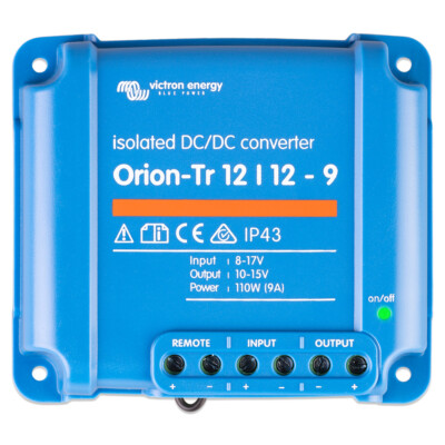 Victron Orion-Tr 12/12-9A (110W) Isolated DC-DC converter Retail