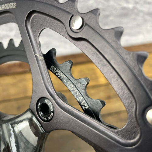 Zipp Speed Weaponry Carbon Fiber Crank Arm Right 172.5 Ring Double Quad NOS - Picture 12 of 18