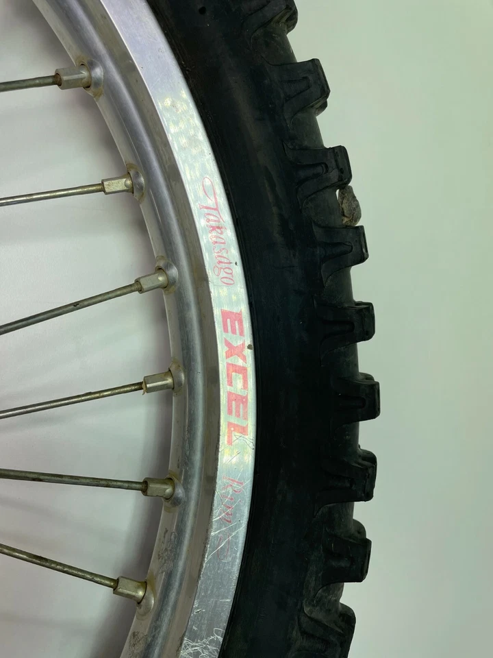 Yamaha WR426F WR 426F 2002 llanta delantera Excel cubo neumático Foto 3 de 4