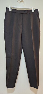 miss selfridge petite cigarette trousers Miss Selfridge Petite Slim Cigarette Trousers Black US 6 High Rise Pockets  Pant