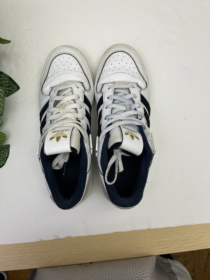 Adidas Originals Forum Low GY2648 White Navy Gum Men's Basketball Shoes