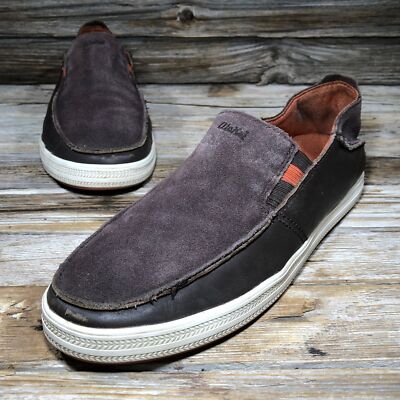 OluKai Pahono Slip On Shoes Mens 13 Brown Leather Comfort Casual Loafers Olukai Mens Size 9 Unmarked Pahono Slip-on Loafers Brown  main image 4