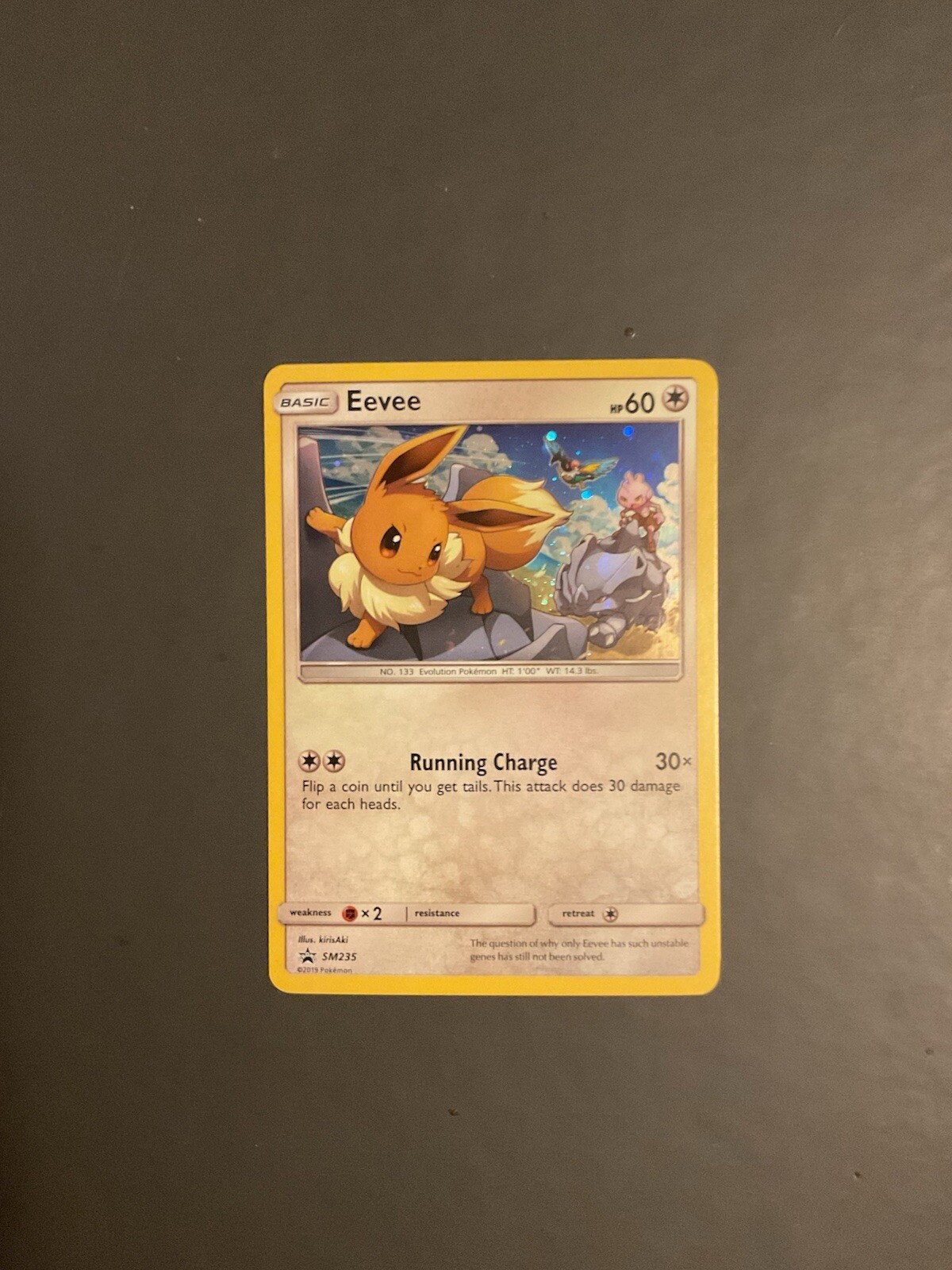 Eevee SM235 NM Black Star Promo Cosmos Holo Near Mint Foil Pokemon Card SM 235 ✅