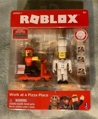 Roblox Work At A Pizza Place Game Pack Action Figures Kids Toys