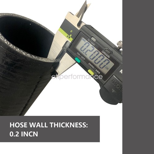 ID:4.0'' xL:3.0" Black Silicone Hump Hose Reducer Coupler intercooler turbo pipe - Picture 5 of 6