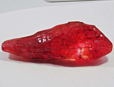 Amazing 285.95 Ct Natural Earth Mined Red Ruby Rough   Certified Loose Gem