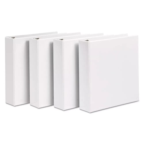Avery 17577 2 Zoll Kappe 3 Ringe robuste Sichtmappe weiß (4er-Pack) 🙂 🙂 kostenloser Versand