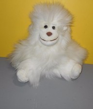 Russ Monkey Chimp White 14" Furry Stuffed Plush 6906 Older Stuffed Animal Toy