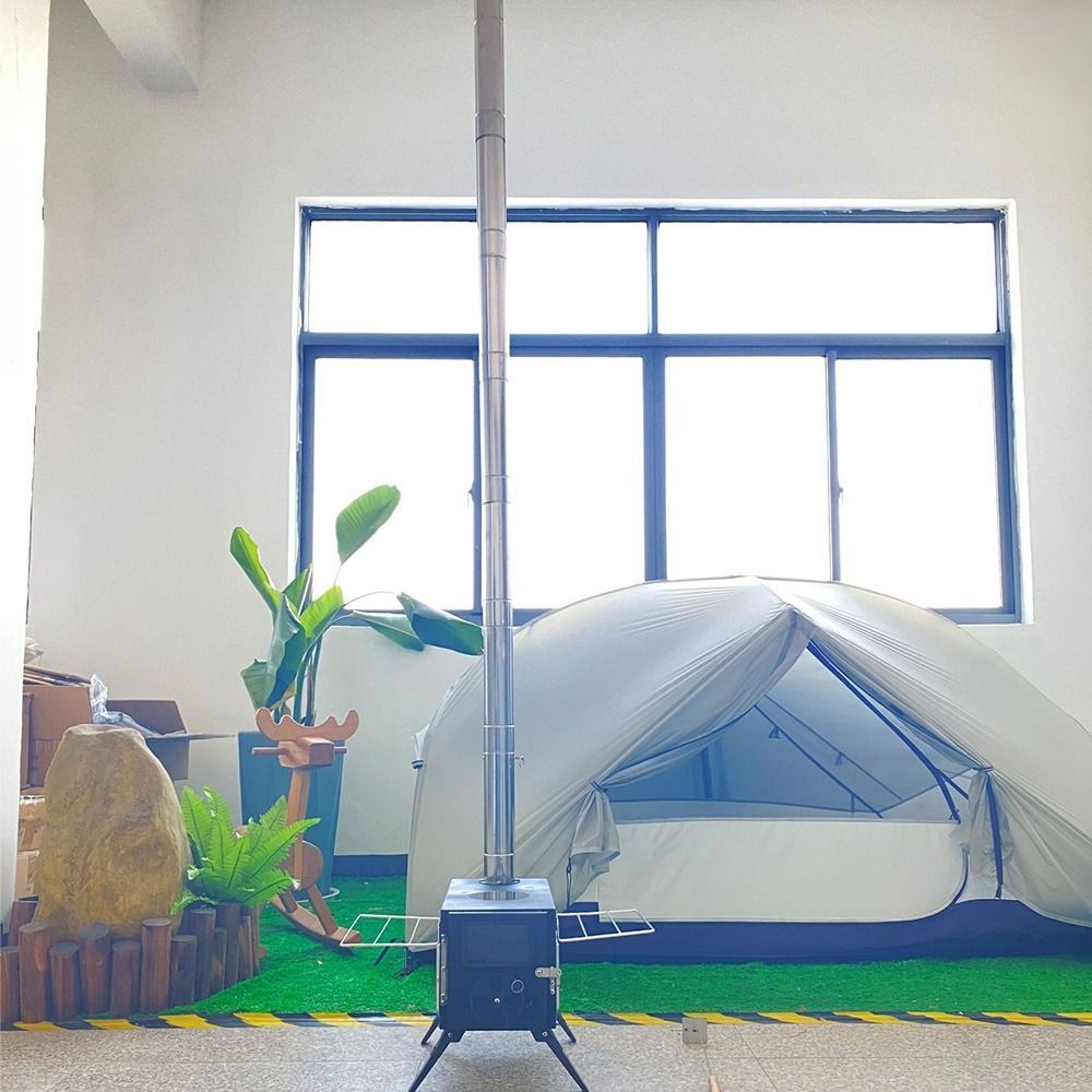 Tent Wood Stove Stainless steel Extension Tube Stove Pipe Chimney Flue