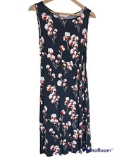 Tory Burch Dress Womens Size XS Liana Floral Sleeveless Pleated Knee Length