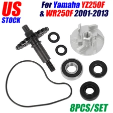 Water Pump Impeller Shaft Gear Rebuild Kit For Yamaha WR250F YZ250F 2001-2013 US