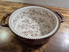 Temptations by Tara Brown Floral Lace 2 Qt Casserole