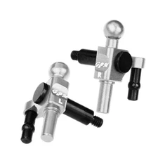 GPM 4140 Carbon Steel & 7075 Alloy Front Knuckle Arms Silver for Kyosho Mini-Z