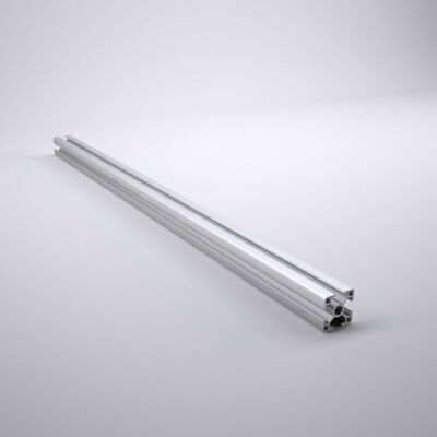 Produktbild von Aluminiumprofil 30x90 Mm, B-Typ Nut 8, Leicht, Silber Eloxiert – Systemprofil Standardlänge 400 Mm
