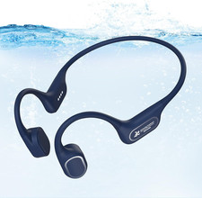Soft Overmold Bone Conduction Swimming Headphones Underwater,IPX8 Waterproof Ear